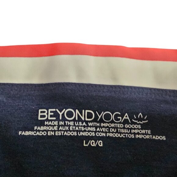 Beyond Yoga Spacedye Sea You There High Cropped Tank, Blue, Athletic ,Size L - Picture 7 of 10